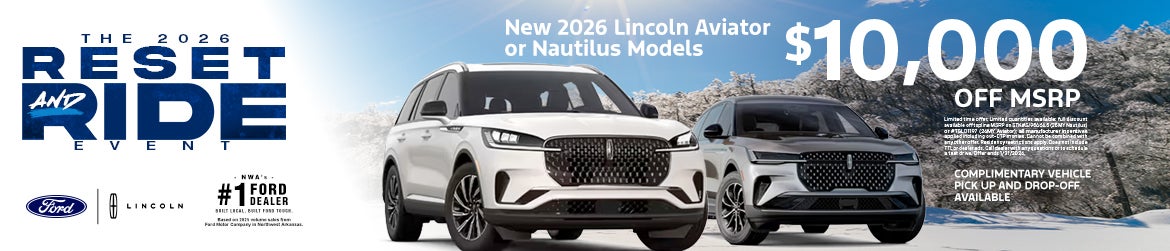 New 2026 Lincoln Aviator or nautilus models