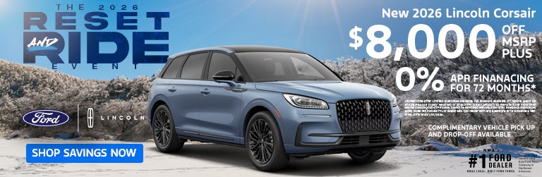 2026 Lincoln Corsair $8,000 Off MSRP