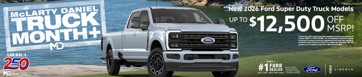 2026 Ford Super Duty Truck Model.