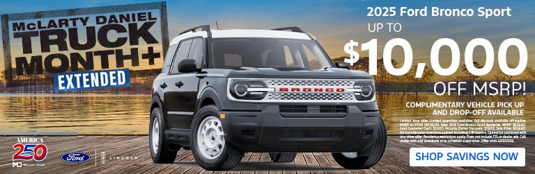 New 2025 Ford Bronco Sport