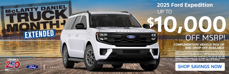New 2025 Ford Expedition