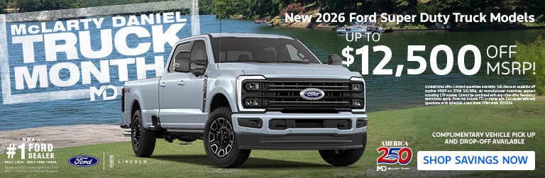 2026 Ford Super Duty Truck Model.