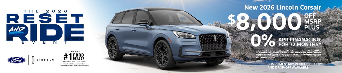 2026 Lincoln Corsair $8,000 Off MSRP
