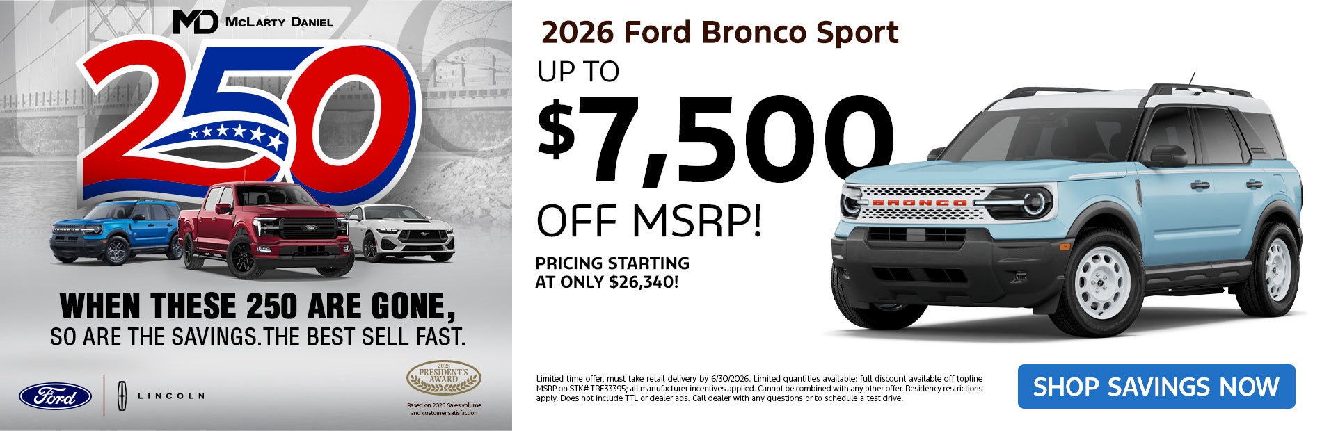 New 206 Ford Bronco Sport