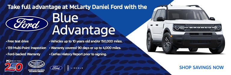 Ford Blue Advantage on Certified PreOwned Vehicles