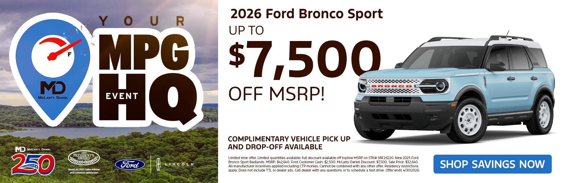 New 2026 Ford Bronco Sport