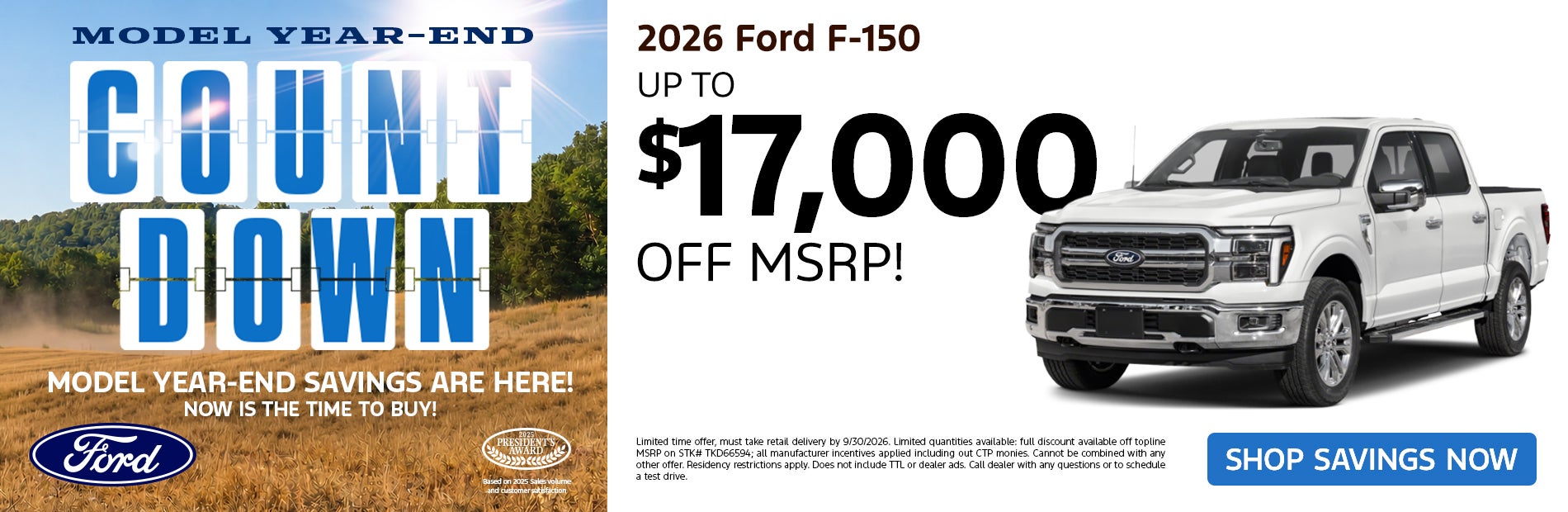 New Ford F-150 Truck